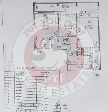 Bucur Obor | Apartament 3 camere | Decomandat | 75mp | B11394